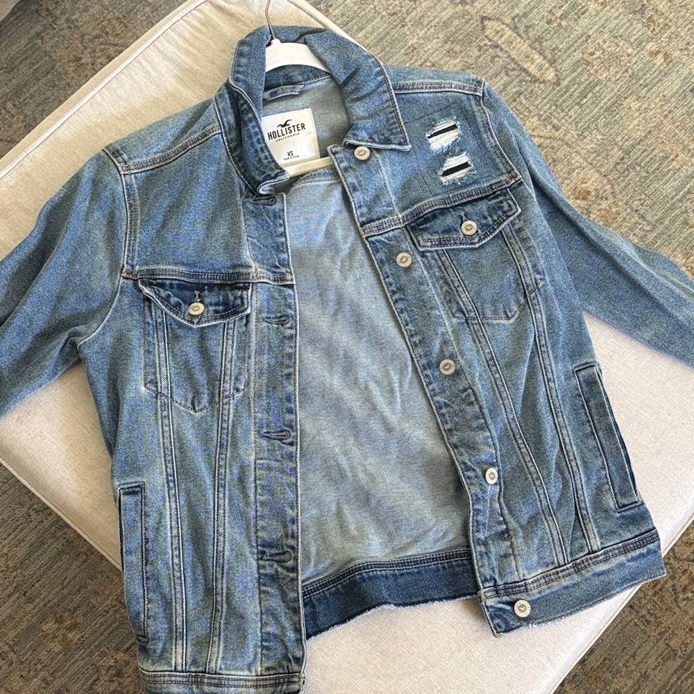 Hollister Light Blue Denim Jacket